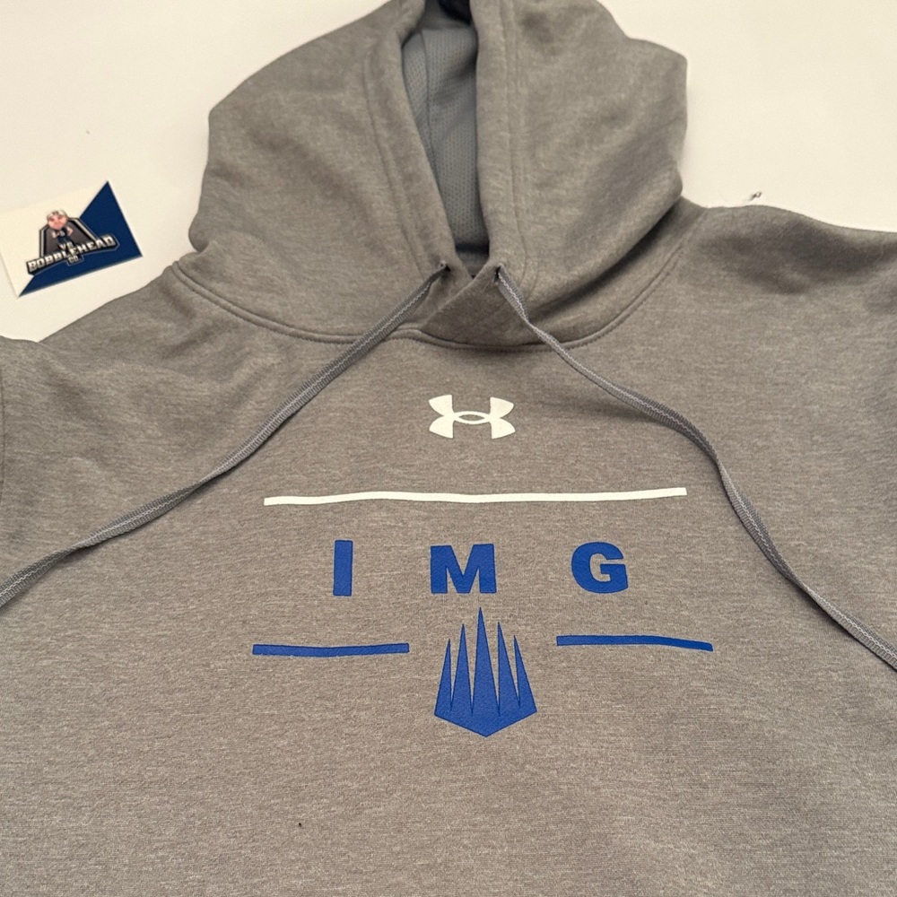 Under Armour Gray Hoodie / IMG Academy - Adult Small / GOOD